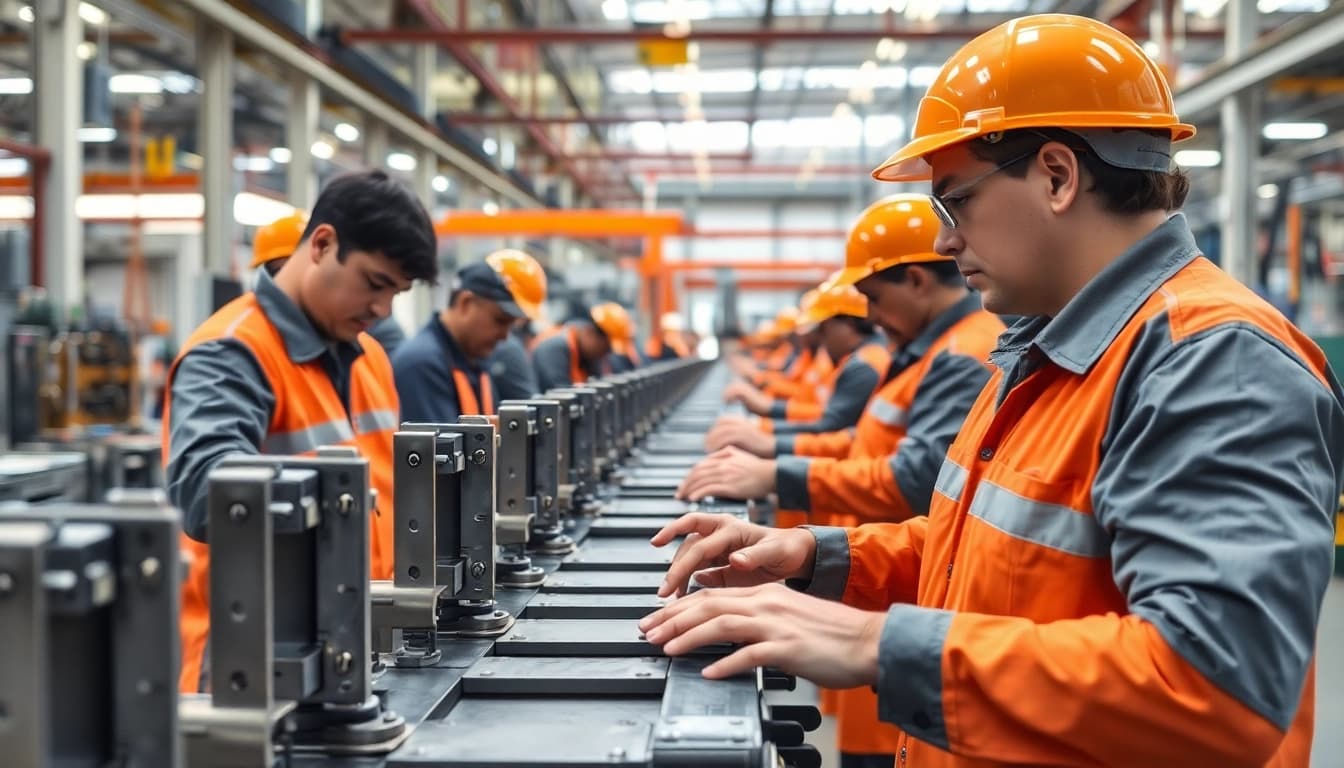 Als Door Hinges Manufacturer hochwertige Türscharniere in einer Fabrik herstellen.