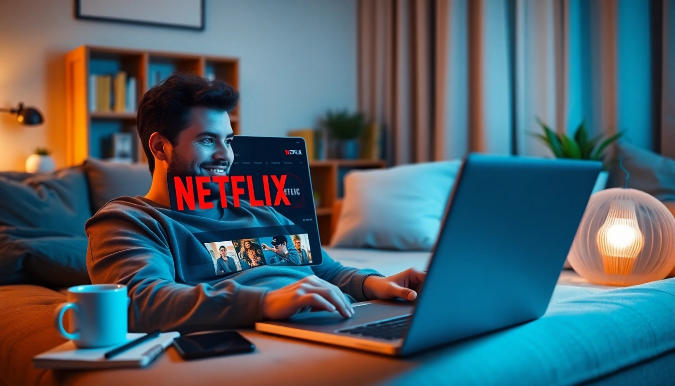 Enjoying global Netflix content through a reliable netflix vpn while relaxing at home.