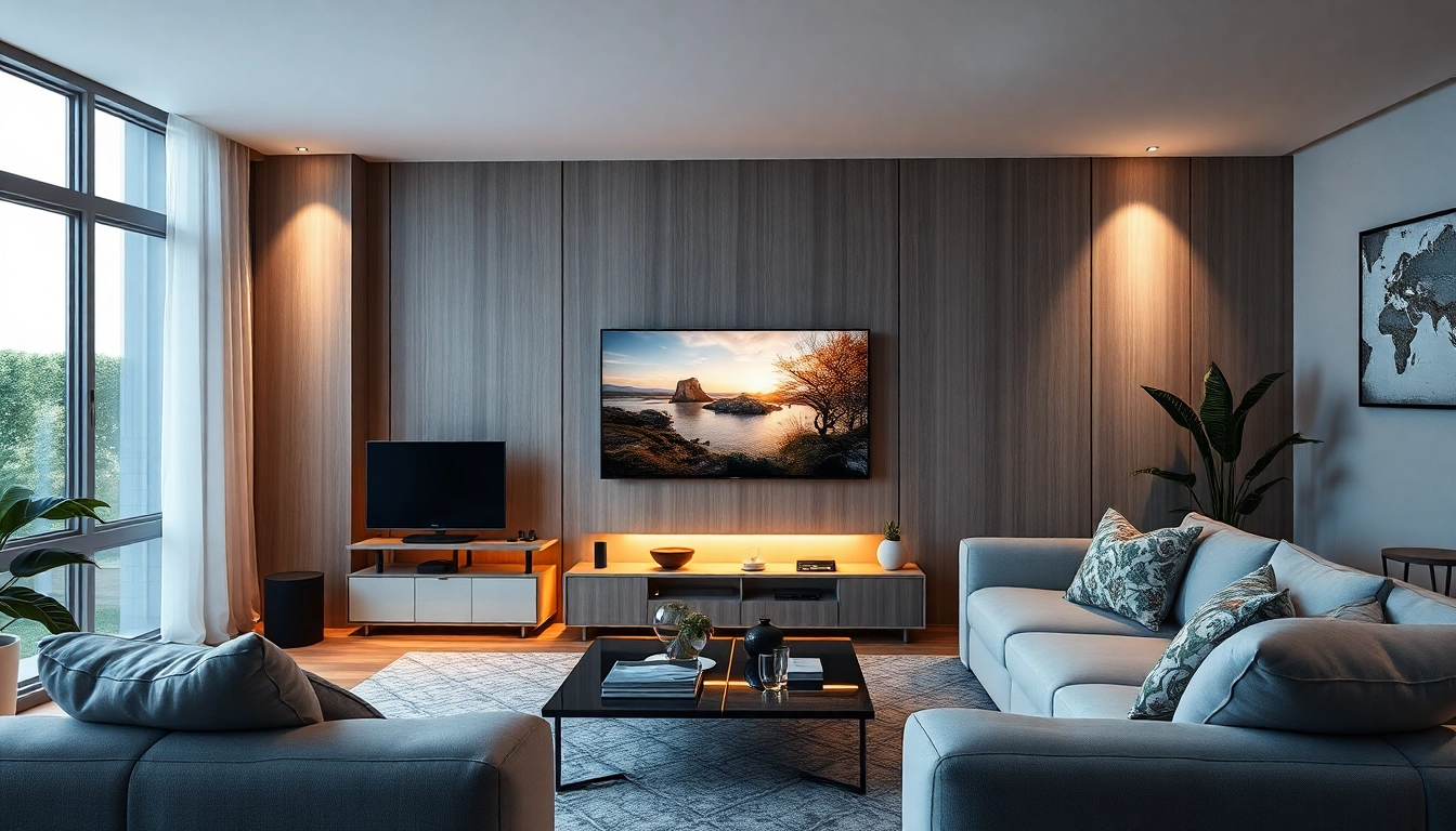 Erleben Sie IPTV Kaufen mit 4K Streaming und hochwertigen Geräten in einem modernen Wohnzimmer.