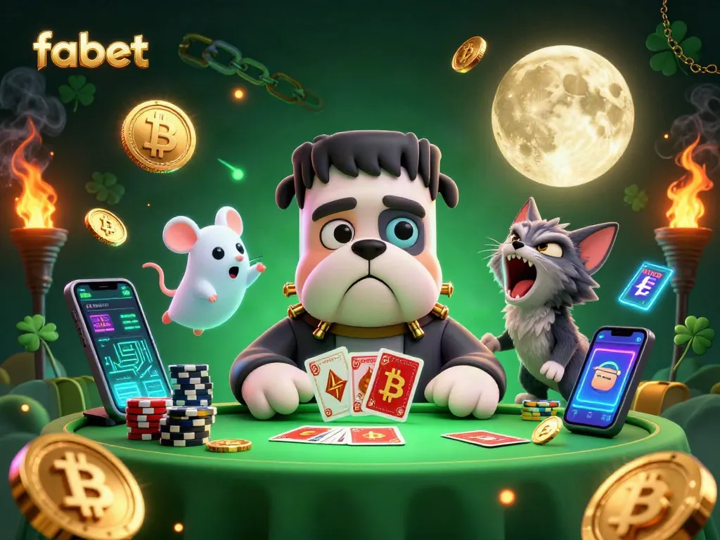 Engage with betting strategies at fabet, where cartoon characters navigate thrilling casino action.