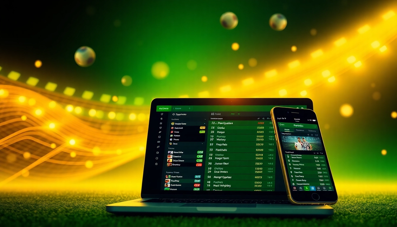 Neue Wettanbieter mit modernem Interface und attraktiven Wettquoten auf Laptop und Smartphone