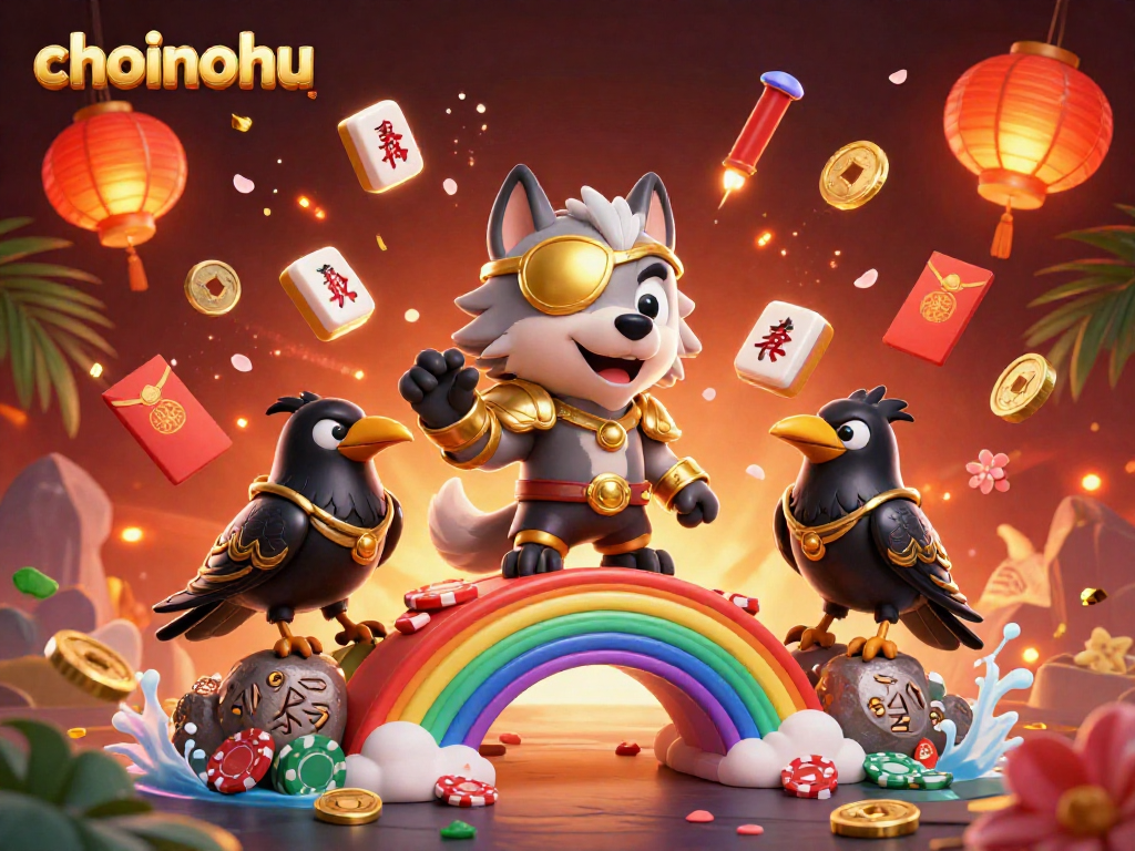 Experience magical choinohu adventures with Odin and ravens amidst casino riches!