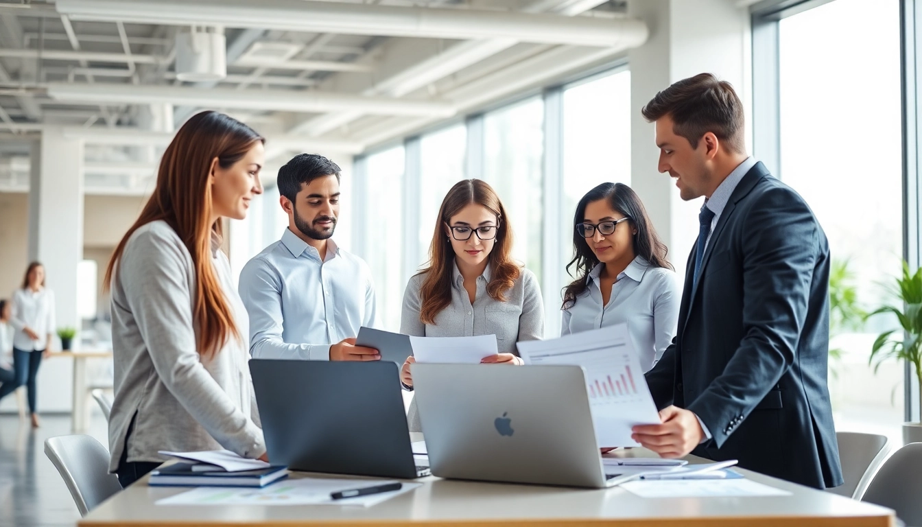 Effektive Personalbesetzung demonstriert durch ein engagiertes Team in einem modernen Büro.