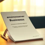 Businessplan ambulanter Pflegedienst: Professionelles Dokument auf Schreibtisch für effektive Unternehmensplanung.