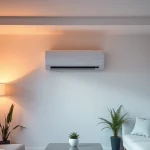 Klimaanlagen installieren lassen mit professioneller Installation in einem modernen Raum.