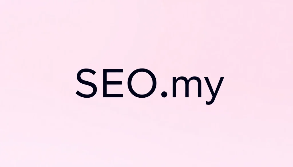 Modernes Logo für SEO.my mit klaren Linien und ansprechenden Farben, das das Thema SEO widerspiegelt.