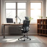 Hochwertige Büromöbel in einem modernen Büro zeigen ergonomisches Design.
