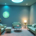 Hypnoseinstitut mit beruhigender Atmosphäre zur Unterstützung mentaler Gesundheit und Wohlbefinden.
