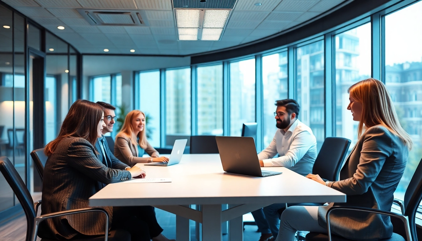 Interaktive Sitzung mit einem Headhunter IT zur Rekrutierung qualifizierter IT-Experten.