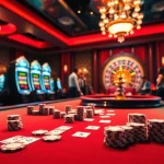 Experience the excitement of RR88 with a vibrant casino scene showcasing high-stakes betting.