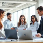 Effektive Personalbesetzung demonstriert durch ein engagiertes Team in einem modernen Büro.