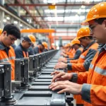 Als Door Hinges Manufacturer hochwertige Türscharniere in einer Fabrik herstellen.