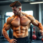 Fitnessaufnahme mit Unique Pharma Steroids für leistungssteigernde Effekte.