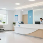 Akra Labs Shop für medizinische Dienstleistungen und Patientenversorgung in einer modernen Gesundheitsklinik.