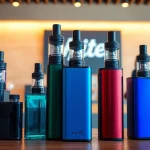 Entdecken Sie hqd vape in einer eleganten Vape-Shop-Umgebung mit hellen Farben und angenehmer Atmosphäre.