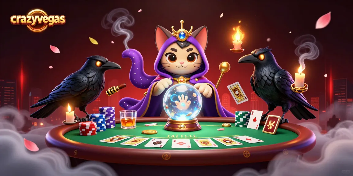 Enjoy the thrilling action of blackjack at crazyvegas, spotlighting a vibrant casino scene.
