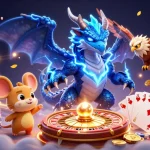 Sunwin offers thrilling gameplay featuring dynamic 3D characters and casino elements, showcasing vibrant gaming excitement.
