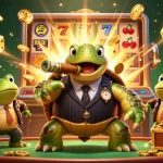 Immerse in excitement with zoccer casino bonus showcasing a vibrant 3D casino adventure featuring a playful turtle in a stylish suit and thrilling game elements.