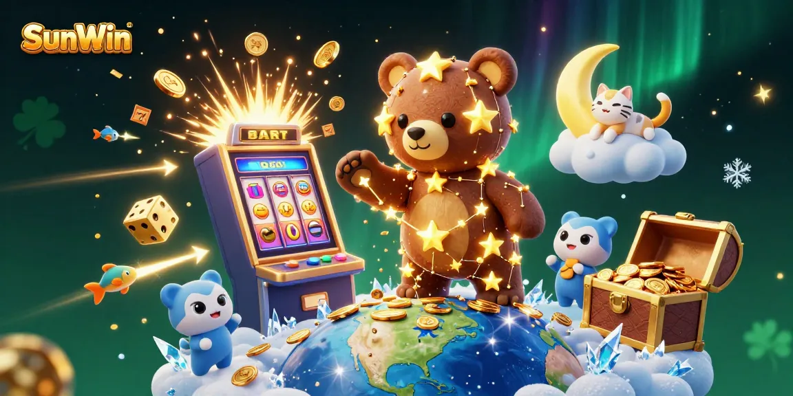 Experience winning excitement at SunWin with vibrant jackpot celebrations and dazzling casino games.